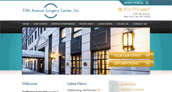 Desktop Screenshot of fifthavenuesurgerycenter.com